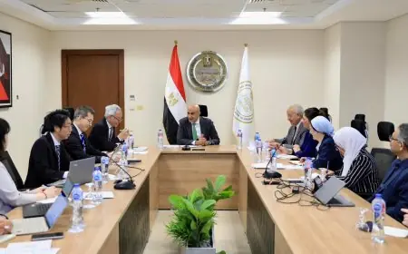 وزير التعليم يناقش مع وفد اليابان السبل الحديثة لتطوير نظم التدريس في المدارس المصرية اليابانية