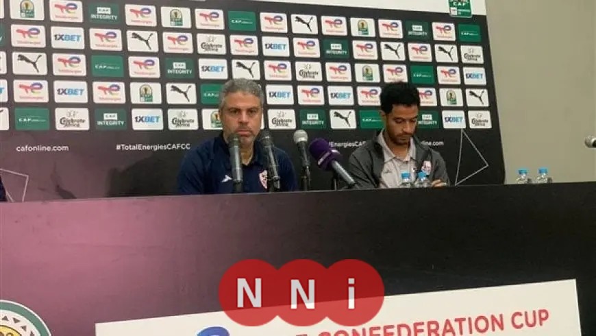 عمر جابر يشارك في المؤتمر الصحفي لمعتمد جمال قبل مباراة شباب بلوزداد المنتظرة غدًا