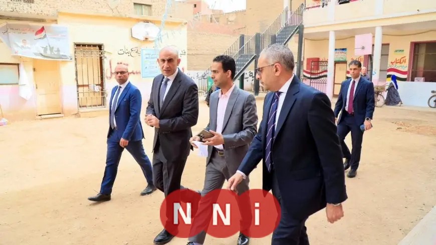 وزير التعليم يتابع سير العملية التعليمية بجولة تفقدية في مدارس الحوامدية والبدرشين