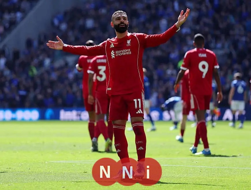 محمد صلاح يقود ليفربول للتفوق في الشوط الأول على إيفرتون بهدف رائع