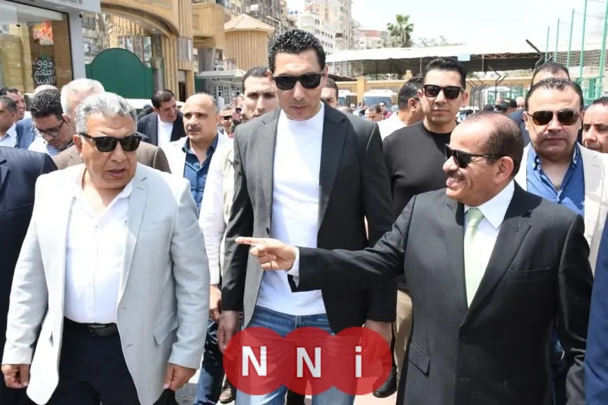 وزير الرياضة ومحافظ الدقهلية يستعرضان تطوير ستاد المنصورة ونزل الشباب