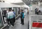 إقبال كبير من المواطنين على محطة المستشفى الجوي بمونوريل شرق النيل في اليوم الثاني للتشغيل الرسمي