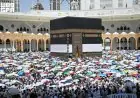 الحجاج المتعجلون يختتمون مناسكهم بطواف الوداع بيسر وطمأنينة