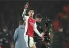 كاي هافيرتز يقود أرسنال للتقدم على سان جيرمان في نهائي دوري الأبطال