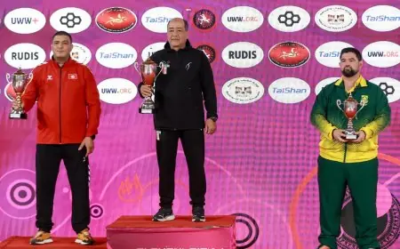 منتخب المصارعة النسائية تحت 20 يحقق كأس البطولة الأفريقية بفوز ساحق وحصيلة 10 ميداليات