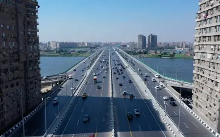 إغلاق كامل لأعلى محور المنيب بالدائري لمدة يومين مع تفاصيل الطرق البديلة