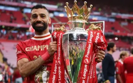 محمد صلاح يعبر عن أمنيته بتوقف الزمن في لحظة التتويج مع ليفربول