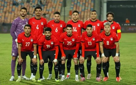 منتخب مصر يتحدى في المجموعة الثانية بتصفيات كأس أمم أفريقيا 2027