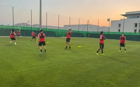 منتخب الناشئين يكثف تدريباته لمواجهة قوية أمام المغرب في كأس الأمم الأفريقية