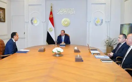 الرئيس السيسي يجتمع مع مدبولي ووزير التعليم العالي لمناقشة خطة عمل الوزارة المستقبلية