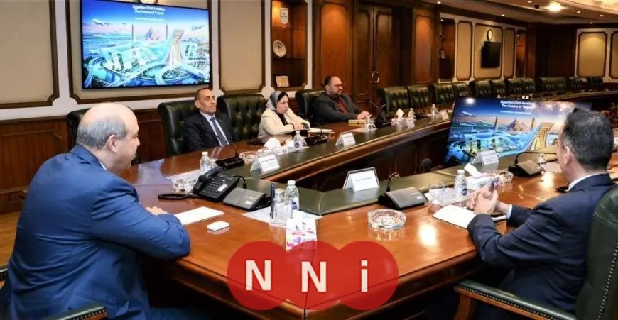 وزير الطيران يناقش مع وفد شركة SITA أحدث التطورات العالمية في تكنولوجيا المطارات