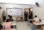 محافظ الجيزة يتابع سير امتحانات الإعدادية في أبو النمرس بنفسه