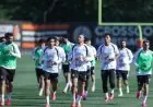 منتخب مصر يجري تدريبه الرئيسي استعدادًا لملاقاة البرازيل في مباراة ودية قبل انطلاق كأس العالم 2026.