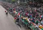 الآلاف يحتشدون لتحقيق رقم قياسي عالمي في الموجة المكسيكية