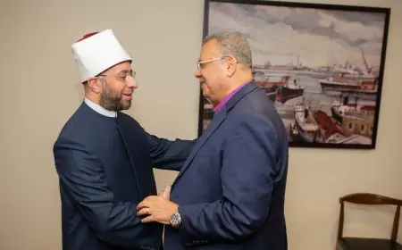 رئيس الطائفة الإنجيلية في مصر يجتمع بوزير الأوقاف بمشاركة وفد رفيع المستوى من قيادات الاتحاد الإنجليزي المعمداني العالمي