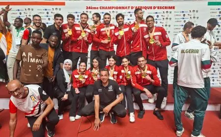 مصر تزيد غلتها إلى 16 ميدالية بتحقيق ثلاث ذهبيات في بطولة أفريقيا للسلاح