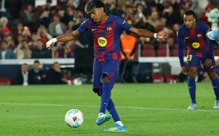 لامين يامال يتألق بفوزه بجائزة أفضل لاعب في الدوري الإسباني
