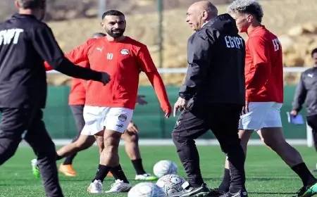 منتخب مصر يستعد بقوة لمواجهة البرازيل بتدريب رئيسي في إستاد هانتينجتون بانك