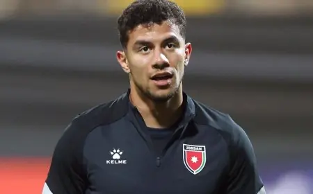إصابة تستبعد إبراهيم صبرة من قائمة منتخب الأردن في كأس العالم