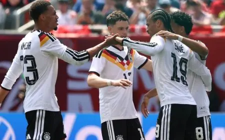 قطار منتخب ألمانيا يسحق الولايات المتحدة في ودية حماسية قبل انطلاق كأس العالم