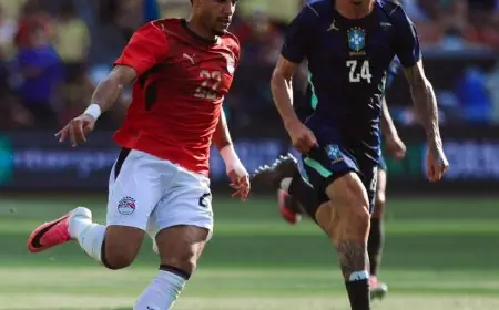 منتخب مصر يتراجع في تصنيف فيفا بعد خسارته أمام البرازيل