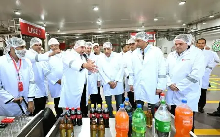 باستثمارات 35 مليون دولار رئيس الوزراء يفتتح خط إنتاج جديد لكوكاكولا هيلينك في الإسكندرية لتعزيز الصناعة المصرية