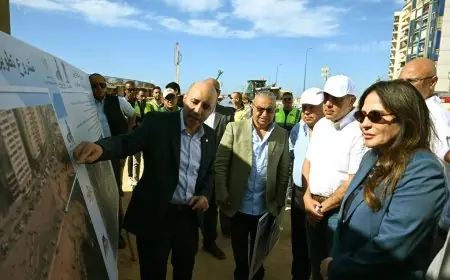 مدبولي يتابع تقدم تطوير منطقة بئر مسعود في ميامي