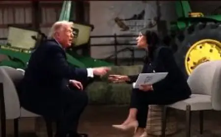 تصريحات نارية لترامب يصف فيها مراسلة NBC بالفاسدة أو الغبية قبل إنهاء المقابلة