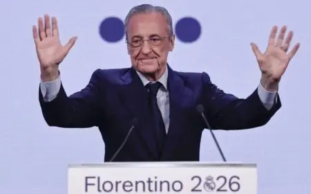 «انتصار تاريخي».. فلورنتينو بيريز يستمر كرئيس لريال مدريد حتى عام 2030