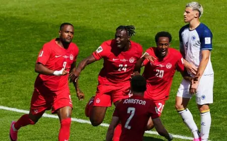 كندا تحقق أول نقطة تاريخية في كأس العالم وتكسر النحس