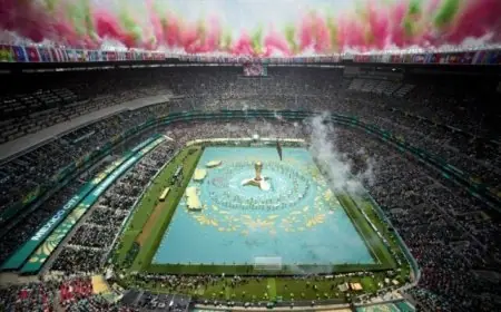 احتجاجات غير مصورة خارج ملعب مكسيكو سيتي تزامنًا مع افتتاح كأس العالم 2026