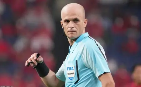 الأردني أدهم مخادمة يقود تحكيم مباراة إسبانيا ضد الرأس الأخضر في كأس العالم