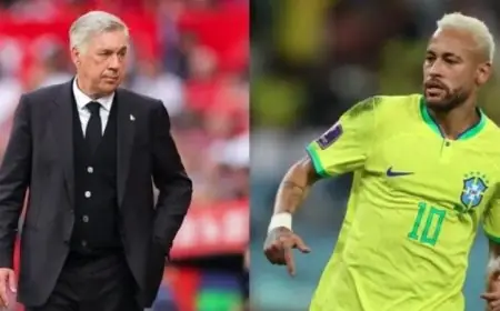 رسميًا.. أنشيلوتي يعلن غياب نيمار عن مباراة المغرب في كأس العالم 2026