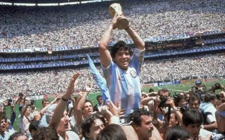 كأس العالم 2026.. ظهور «ماردونا» في سماء «لوس أنجلوس» خلال مباراة أمريكا وباراجواي.. «فيديو»