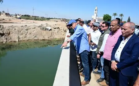 وزير الري يجري جولة تفقدية على نظام الري بالإسماعيلية لضمان تلبية الاحتياجات المائية القصوى