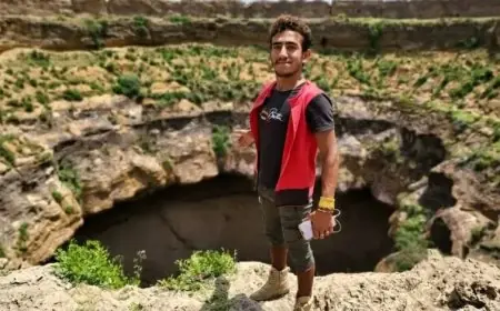 نهاية حزينة لسبايدر مان اليمن بعد سقوطه في فوهة بركان