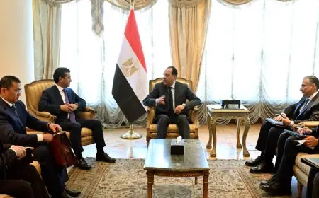 رئيس الوزراء يرحب بوزير خارجية أوزبكستان في لقاء مهم للتعاون المشترك