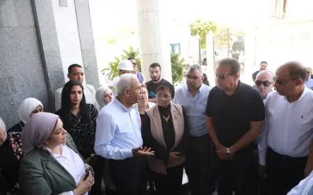 وزير الصحة يستعد لإطلاق التشغيل التجريبي لمنظومة التأمين الصحي الشامل خلال تفقده لمركز أورام المنيا ومستشفى التأمين الصحي