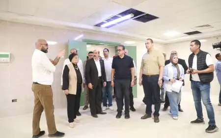 وزير الصحة يزور مستشفى أبو قرقاص الجديد ودير مواس التخصصي للاطلاع على الخدمات الطبية المتطورة