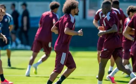 أكرم عفيف يتصدر تشكيلة منتخب قطر ضد سويسرا في كأس العالم