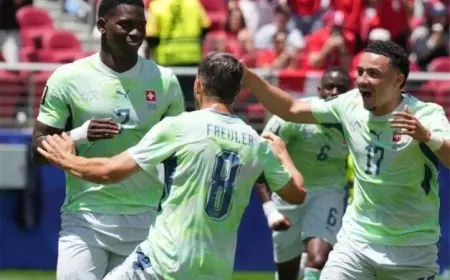 الشوط الأول.. سويسرا تتفوق على قطر بهدف دون رد في كأس العالم 2026 «فيديو»
