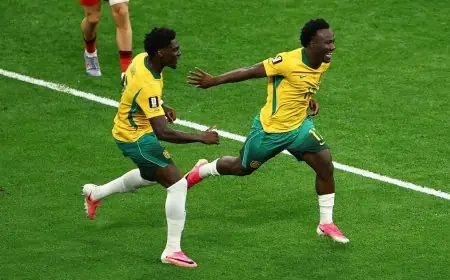 أستراليا تفاجئ تركيا بثنائية مذهلة في كأس العالم