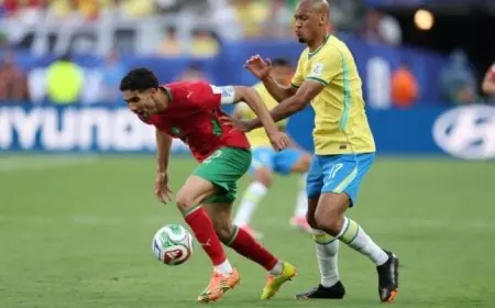 فيليبي ميلو: فابينيو كان نقطة التحول في تعادل البرازيل أمام المغرب