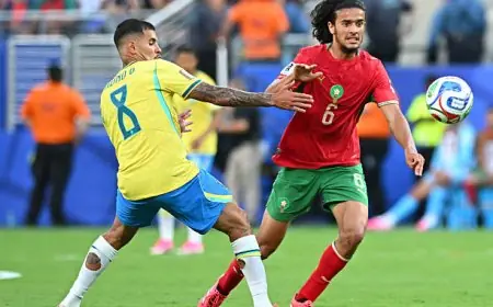 أبرز لحظات وأهداف مباراة المغرب ضد البرازيل في كأس العالم 2026