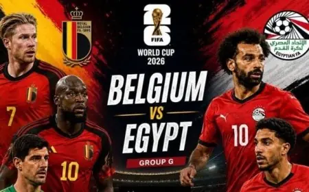 موعد مباراة مصر وبلجيكا اليوم في كأس العالم، القنوات الناقلة والتشكيلة المتوقعة