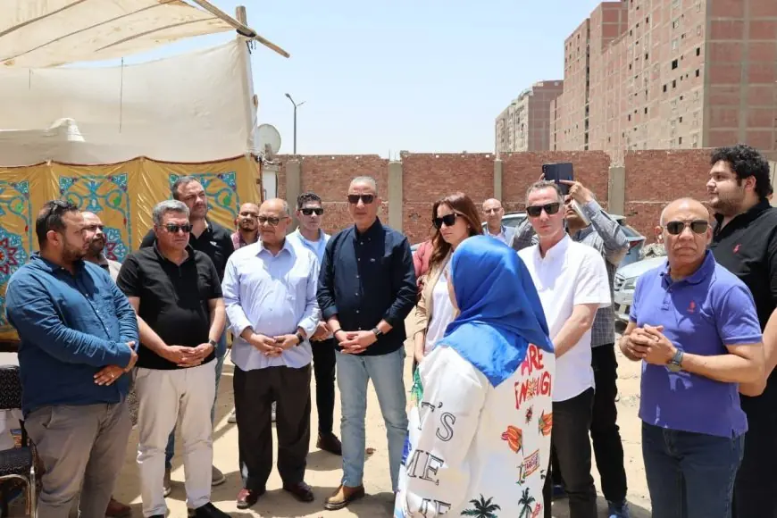 محافظ الجيزة يعاين اللمسات الأخيرة لانطلاق مشروع مجمع مدارس كعابيش
