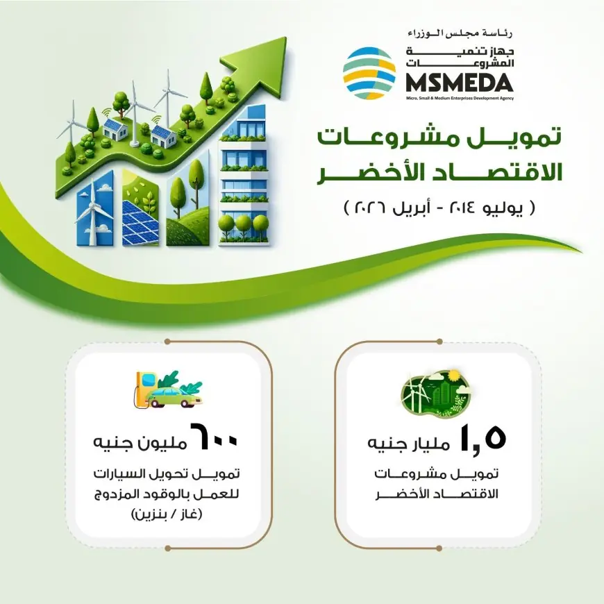 1.5 مليار جنيه لدعم المشروعات البيئية و600 مليون لتحويل السيارات للغاز الطبيعي من تنمية المشروعات