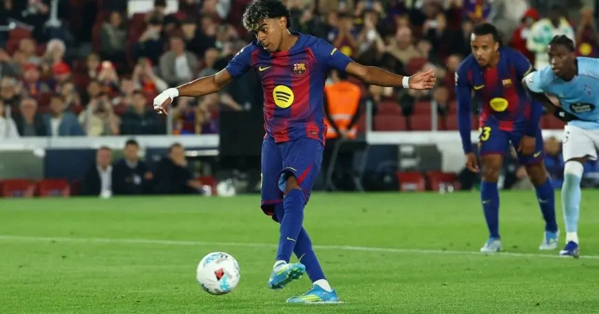 لامين يامال يتألق بفوزه بجائزة أفضل لاعب في الدوري الإسباني