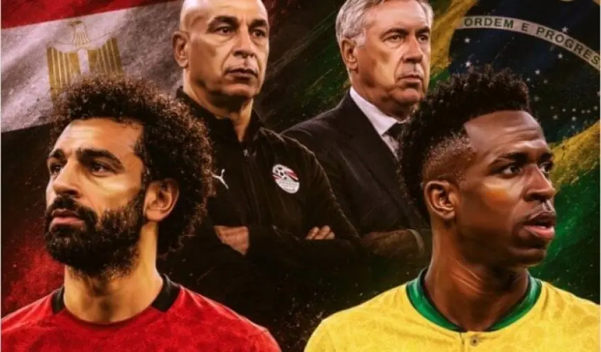 القنوات التي ستذيع مباراة مصر والبرازيل الودية اليوم استعدادًا لكأس العالم 2026