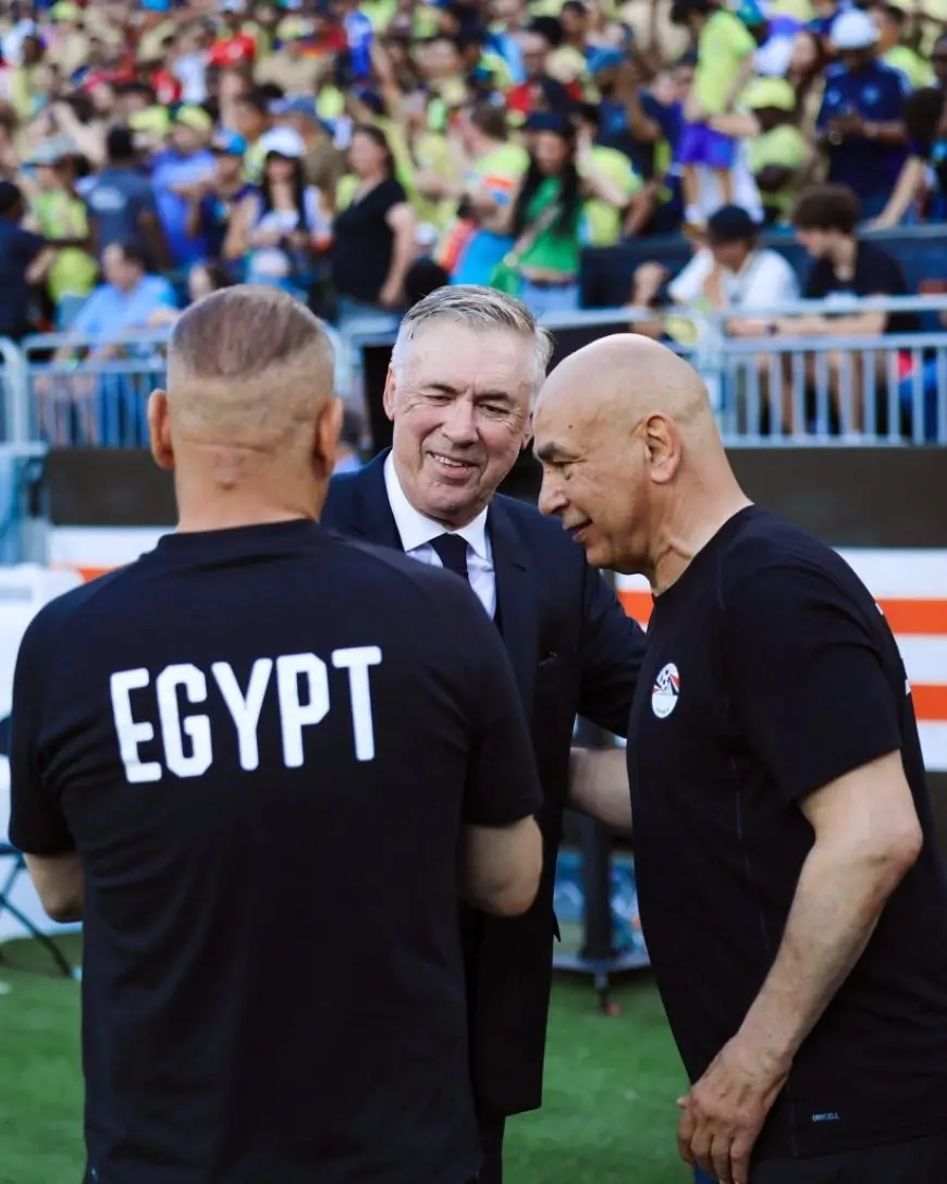 أنشيلوتي: منتخب مصر يتحدى البرازيل في مباراة ودية قوية رغم الفوز